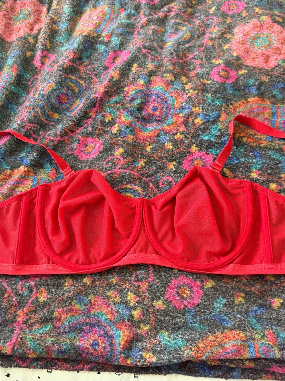 Shecurve Red Underwire Bra - Women's Intimates